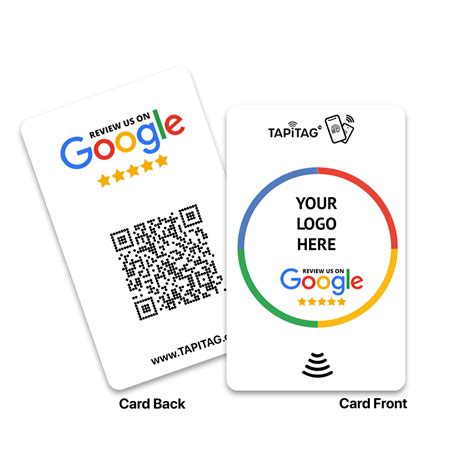 nfc card for google review|google rating card.